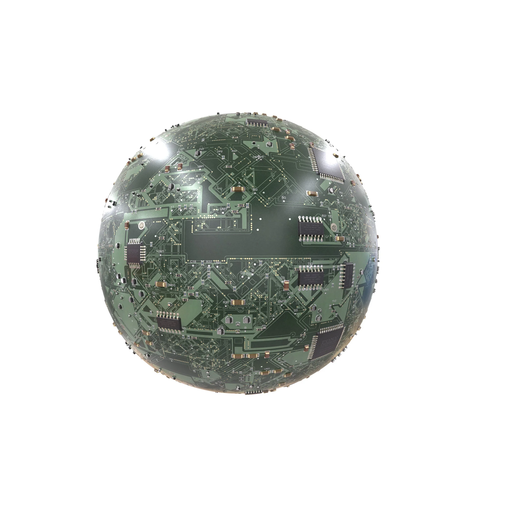 Rendered using Cycles & displacement modifer.