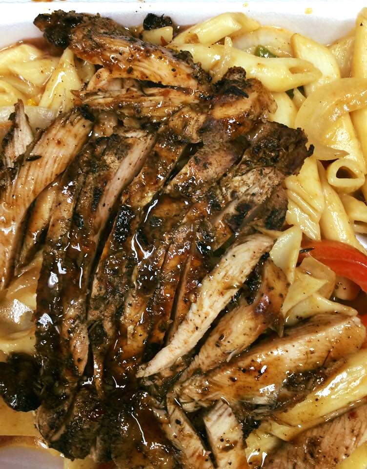 JERK CHICKEN BREAST RASTA PASTA