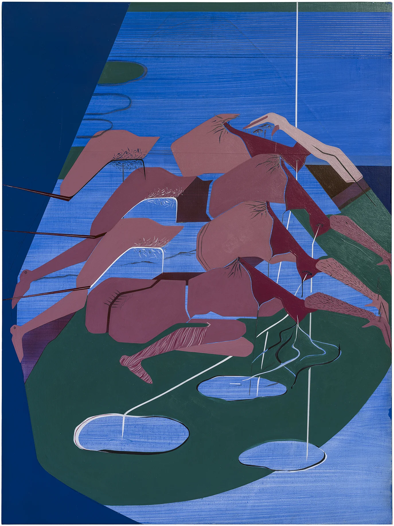 Maryam Hoseini, Secrets Between Her and Her Shadow 1 , (2019), image courtesy of the artist, Green Art Gallery Dubai, and RUYA MAPS.