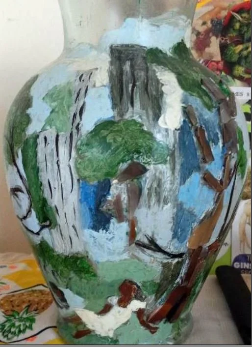 Laurel Fleger, painted vase A.JPG