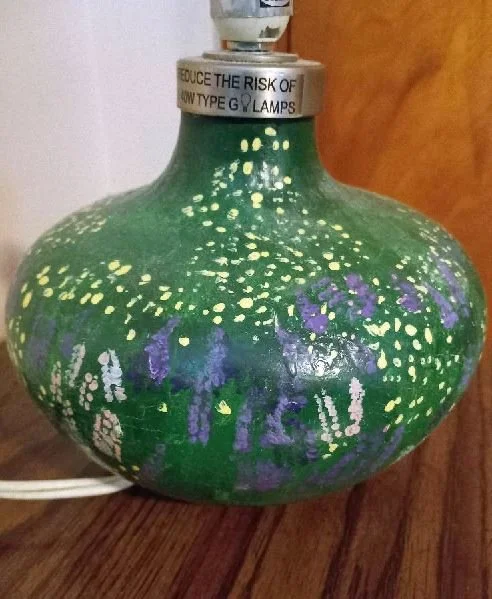 Laurel Fleger, painted lamp A.JPG
