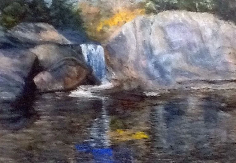 Barbara Saltman, Buttermilk Falls.JPG