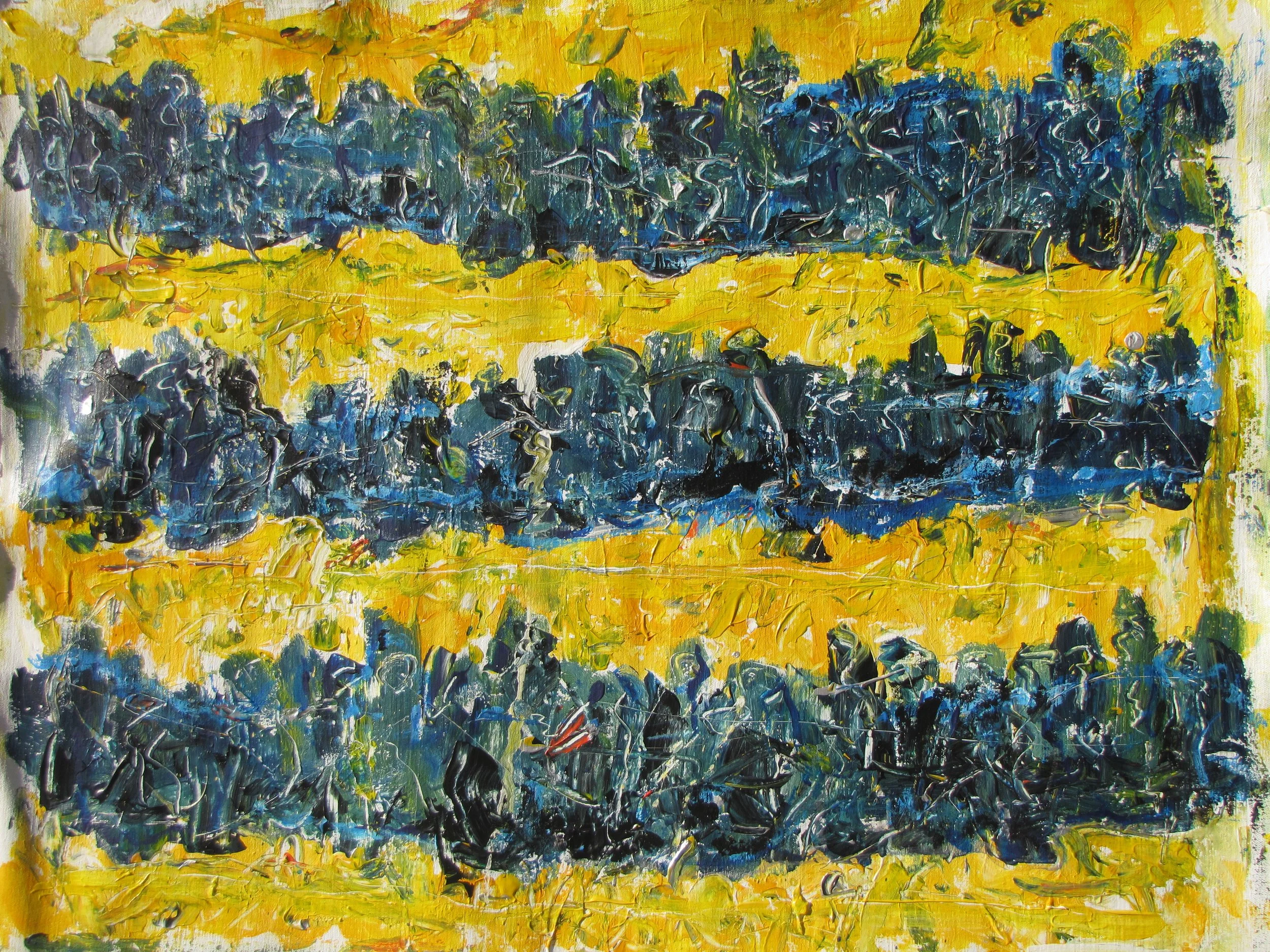 Harold D. Davis Refugees Standing in Line.JPG