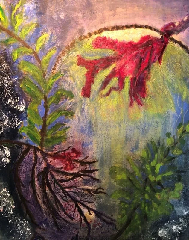 Barbara Saltman, Under the Sea, Acrylic, 16 x 20, $500.JPG