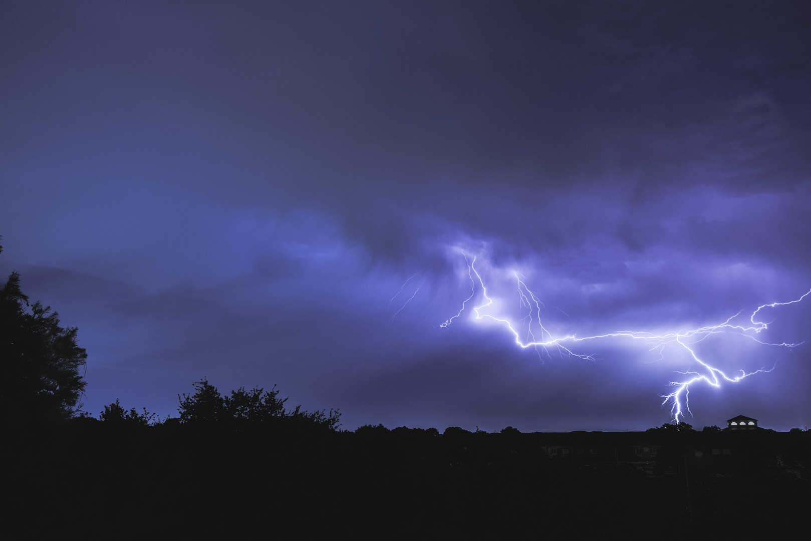 Lightning Storm in League City, Texas - April 25, 2020