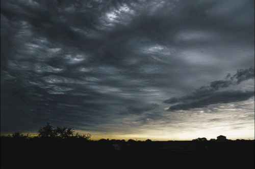 Asperitas Cloud Timelapse - An Eerily Beautiful Spectacle