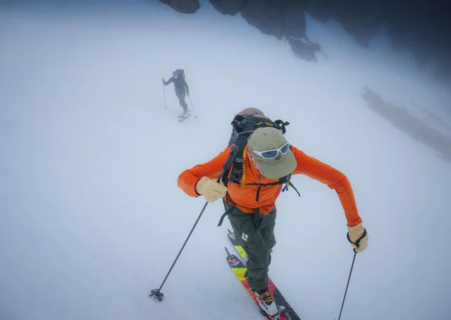 In low visibility, having a plan and a route to follow is crucial
