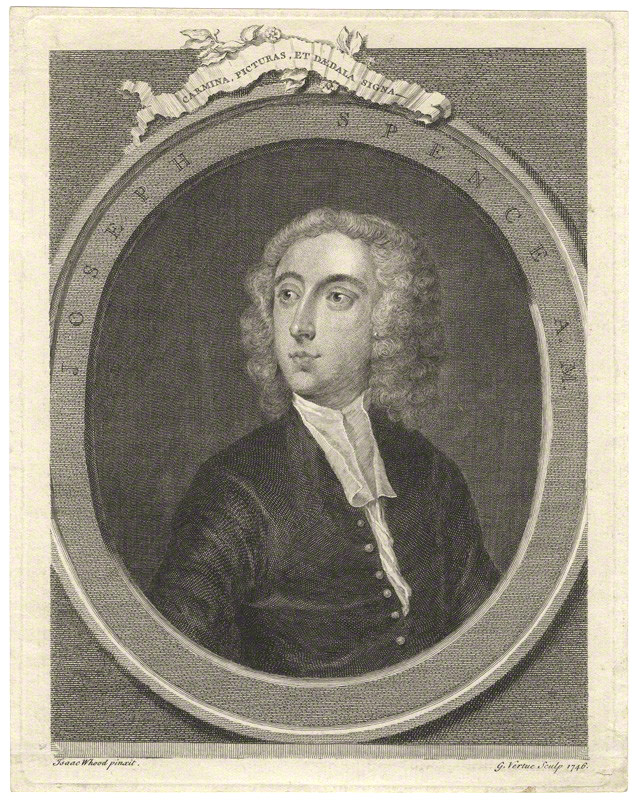 George Vertue, After Isaac Wood, English Historian Joseph Spence, 1746, London, National Portrait Gallery.