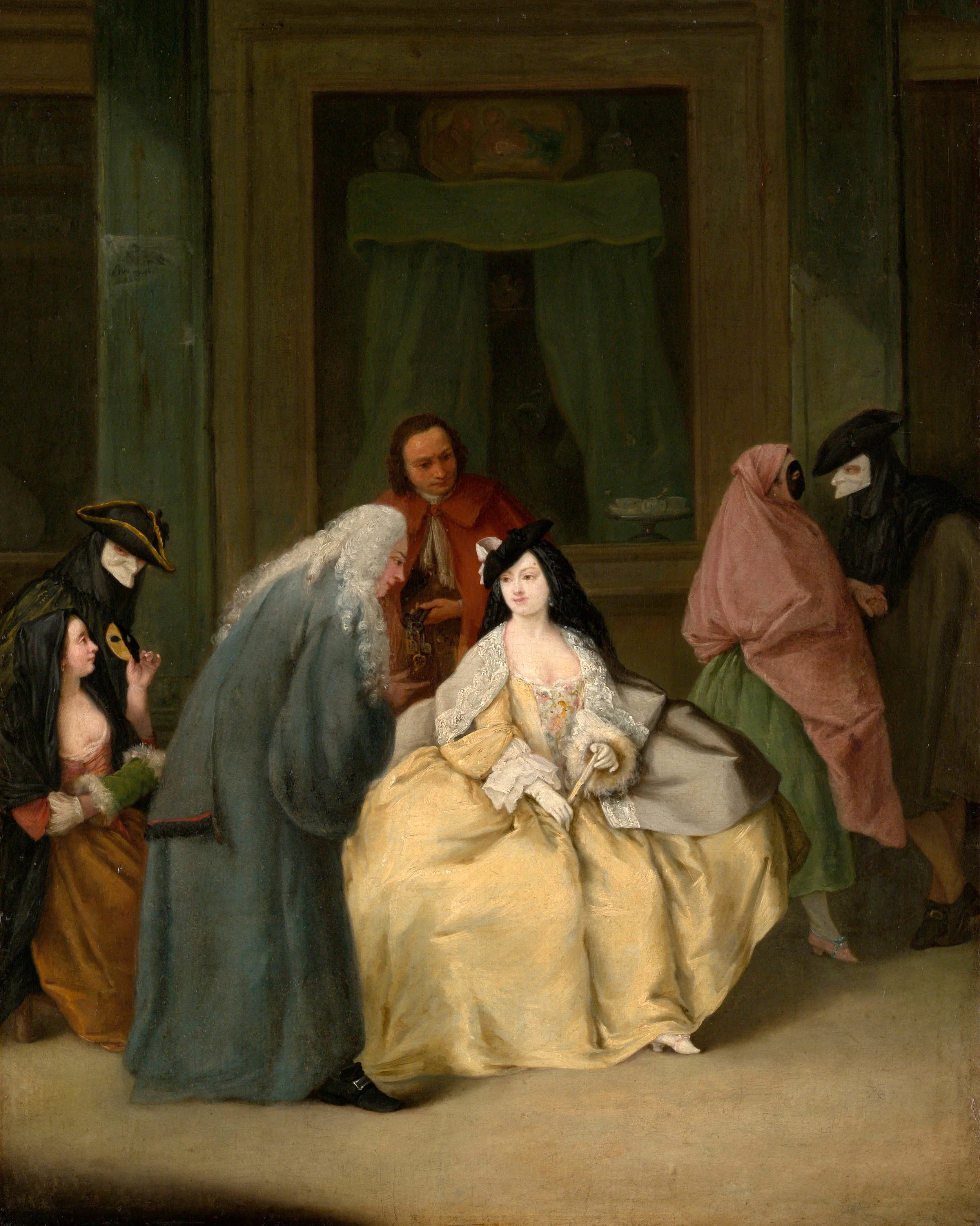 Pietro Longhi, The Meeting, 1746, New York, The Metropolitan Museum of Art. Photo: Metropolitan Museum of Art.