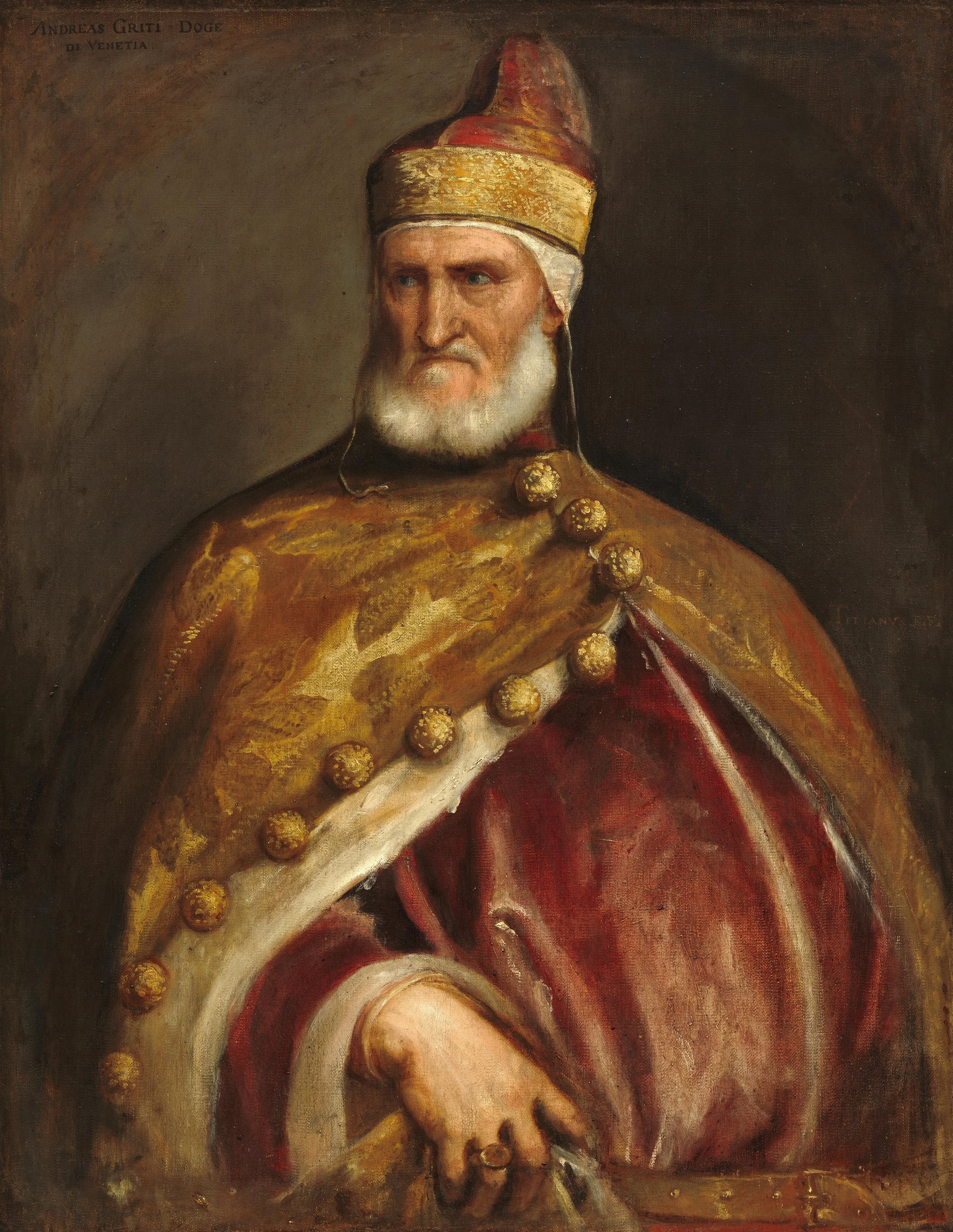 Titian, Portrait of Doge Andrea Gritti, ca. 1540, Washington D.C, The National Gallery of Art.
