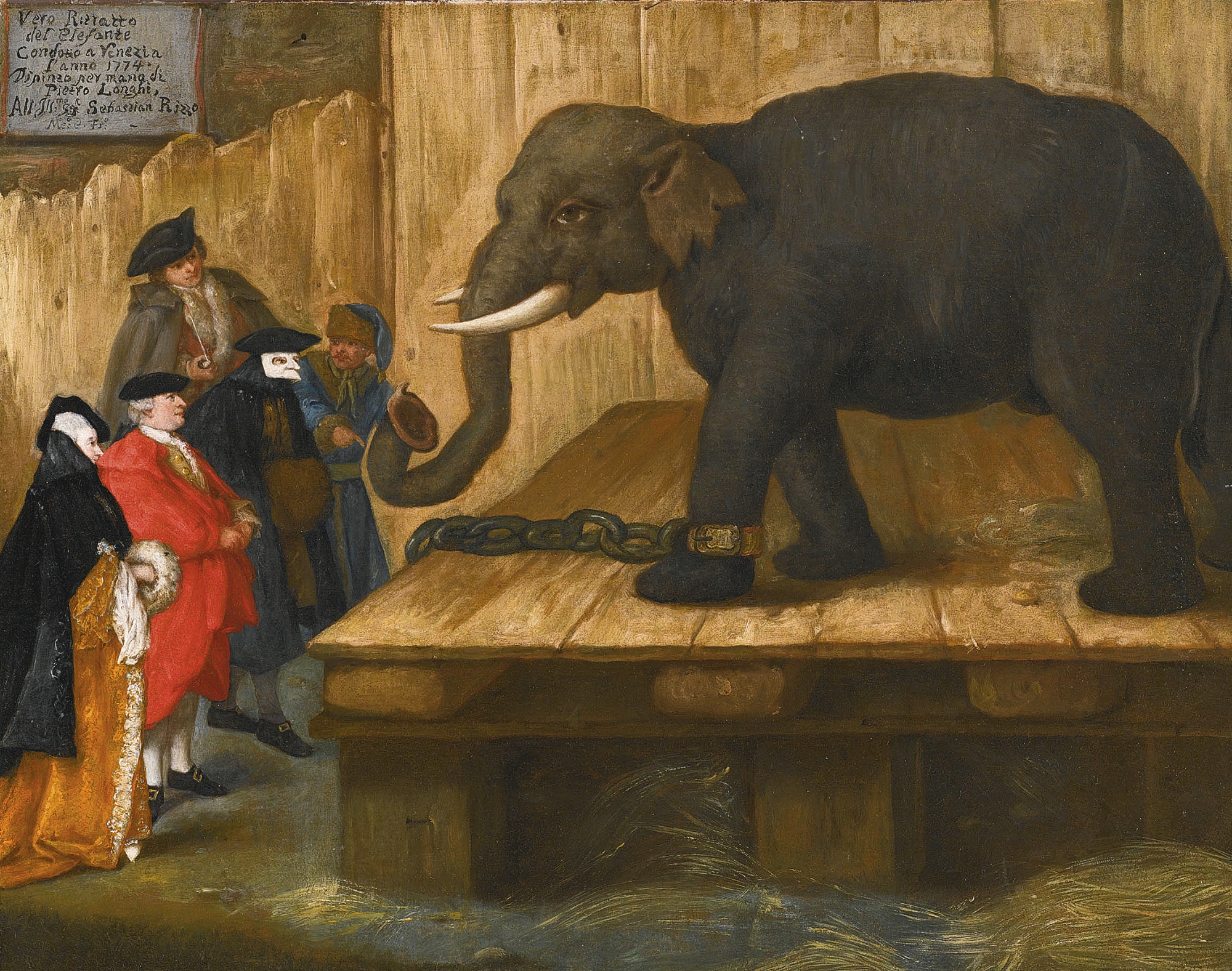 Pietro Longhi, The Elephant, 1774