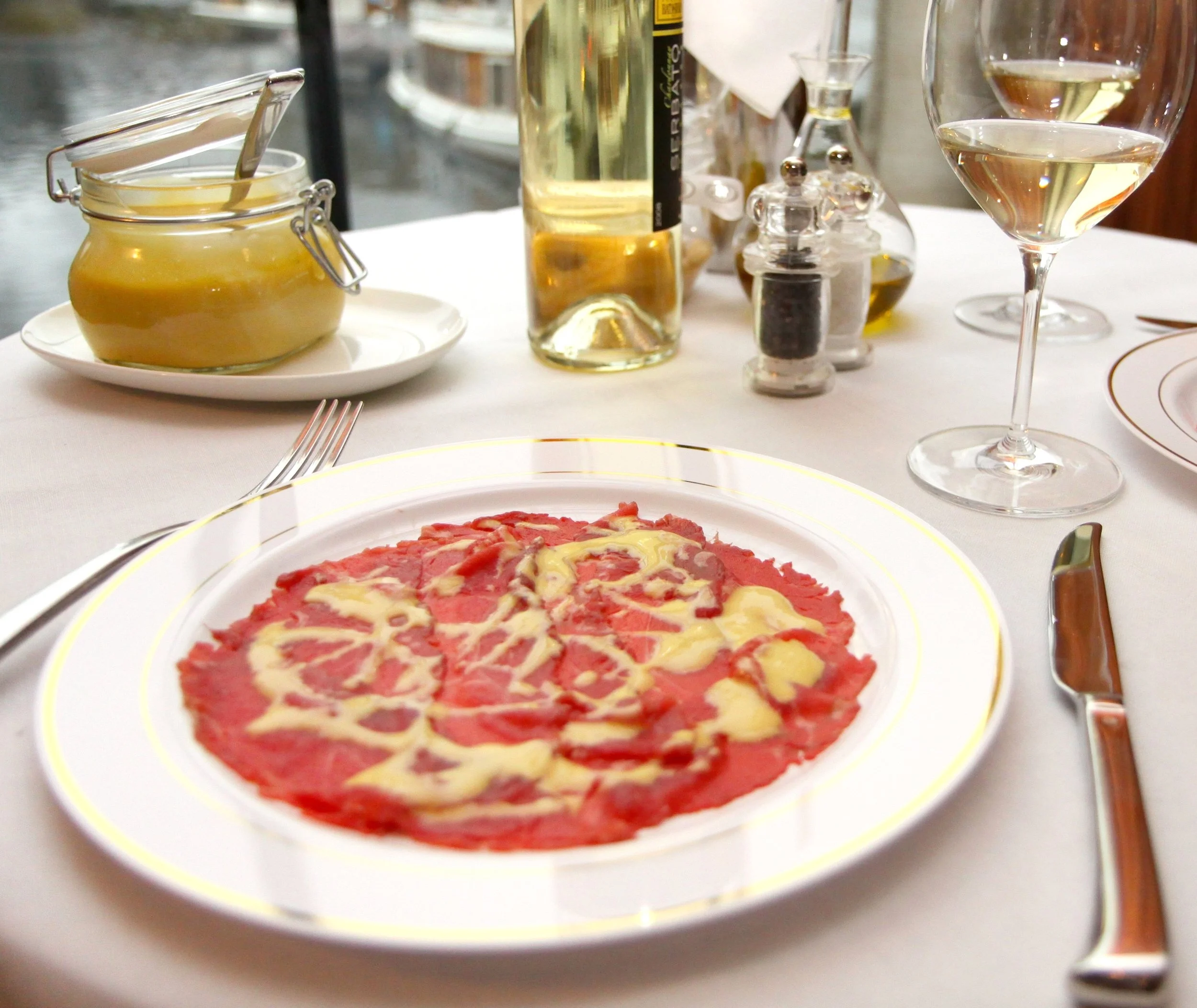 Carpaccio at Cipriani, Venice, Italy. Photo: Franz Conde.