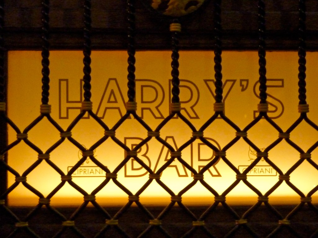Harry's Bar, Venice, Italy.