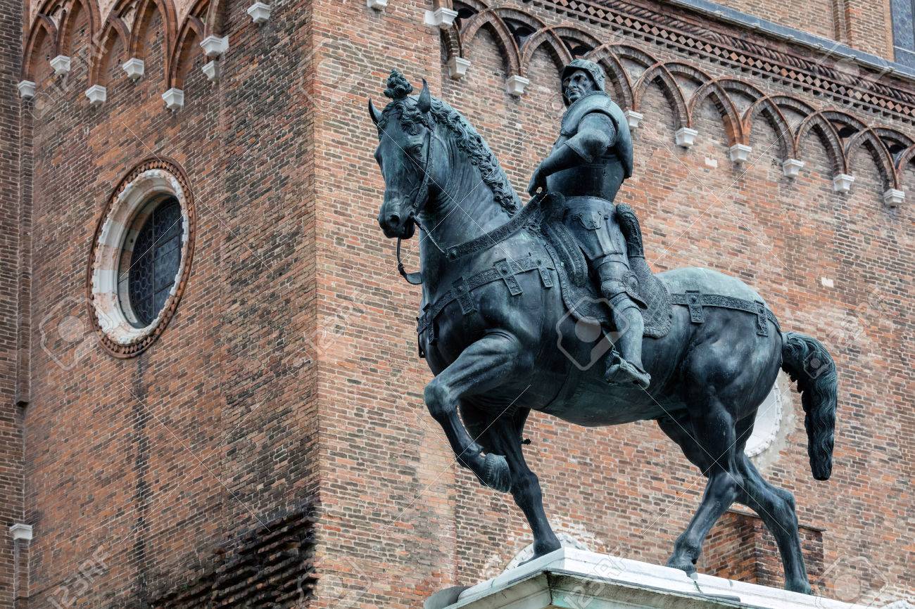 Andrea del Verrocchio, Bronze Equestrian Monument of Bartolomeo Colleoni, Campo Zanipolo