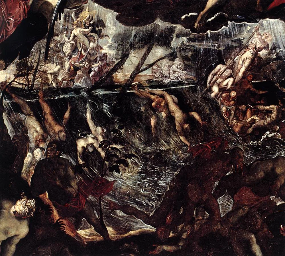 Jacopo Tintoretto, The Last Judgement, detail, Madonna dell'Orto