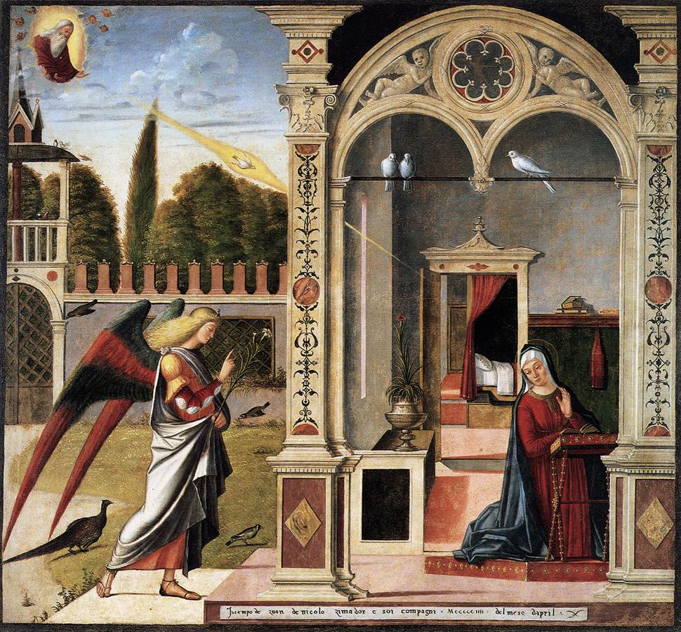 Vittore Carpaccio, The Annunciation, Ca' d'oro