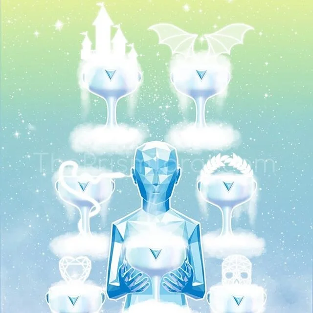 💙VII of Cups 💙
Every card tells a story. Swipe for more!
.
.
.
#tarotart #tarottuesday #tarotdecks #indietarotdeck #theprismtarotbyLL #theprismtarot #keepaustinwyrd #7ofcups #cups