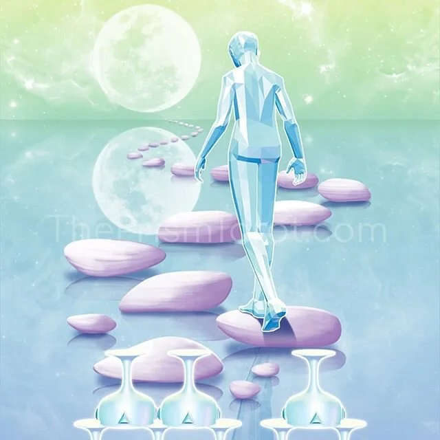 💙VIII of Cups💙
Every card tells a story, swipe for more.
.
.
.
#tarot #tarotdecks #theprismtarot #theprismtarotbyLL #indietarotdeck #keepaustinwyrd #8ofcups #tarotcups