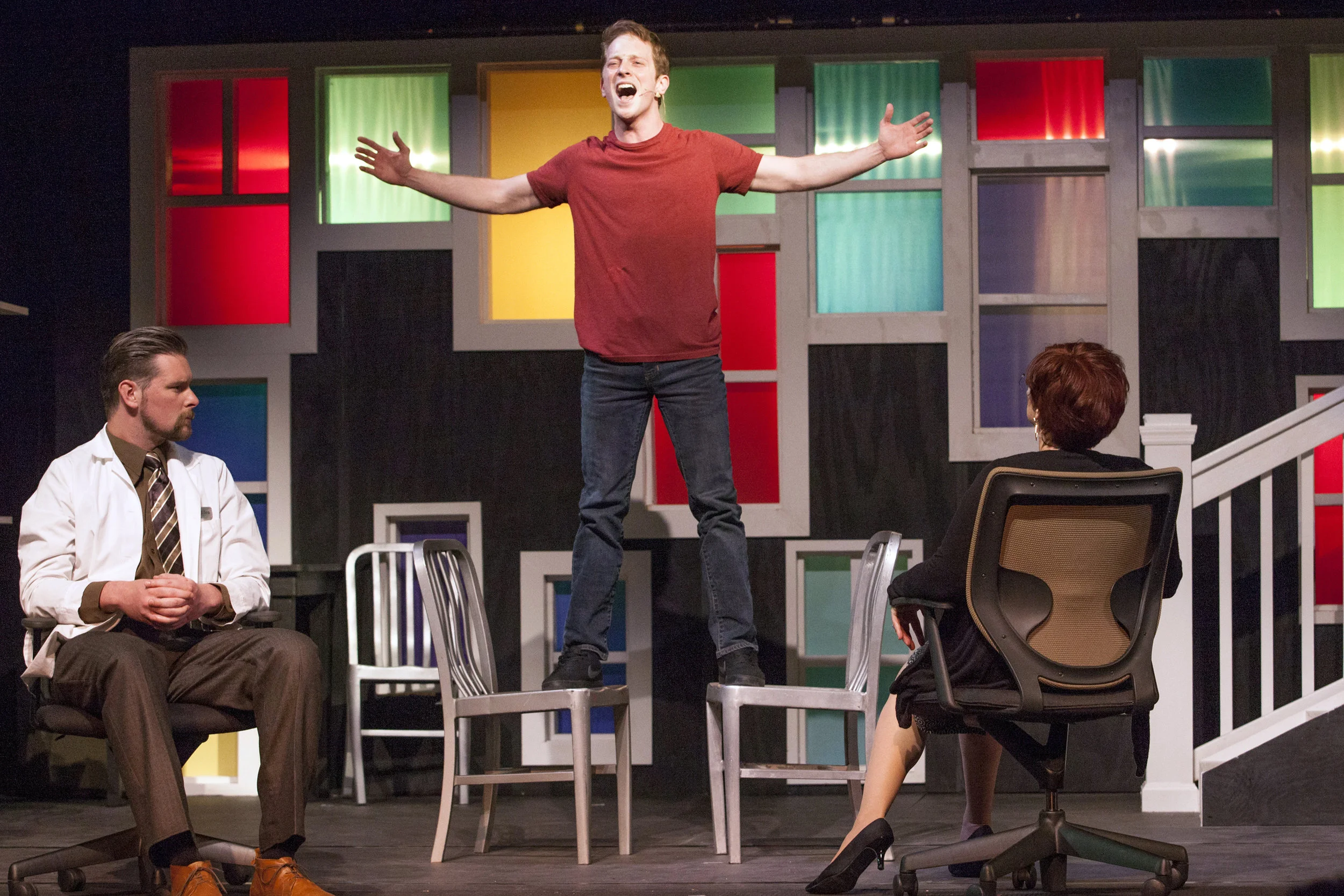 Director - Edward Coffield Associate Director / Choreographer - Trace Turner Dr. Madden - Ryan Foize Gabe - Spencer Davis Milford Diana - Debby Lennon Set Design by Robbie Ashurst Lights by Charlotte Wester