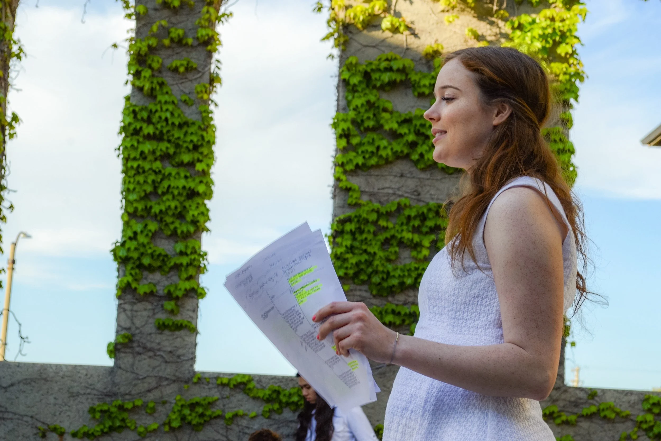  Site Specific Performance — St. Louis, MO  Directed by Gaby Rodriguez  Helen — Kate Fahey 