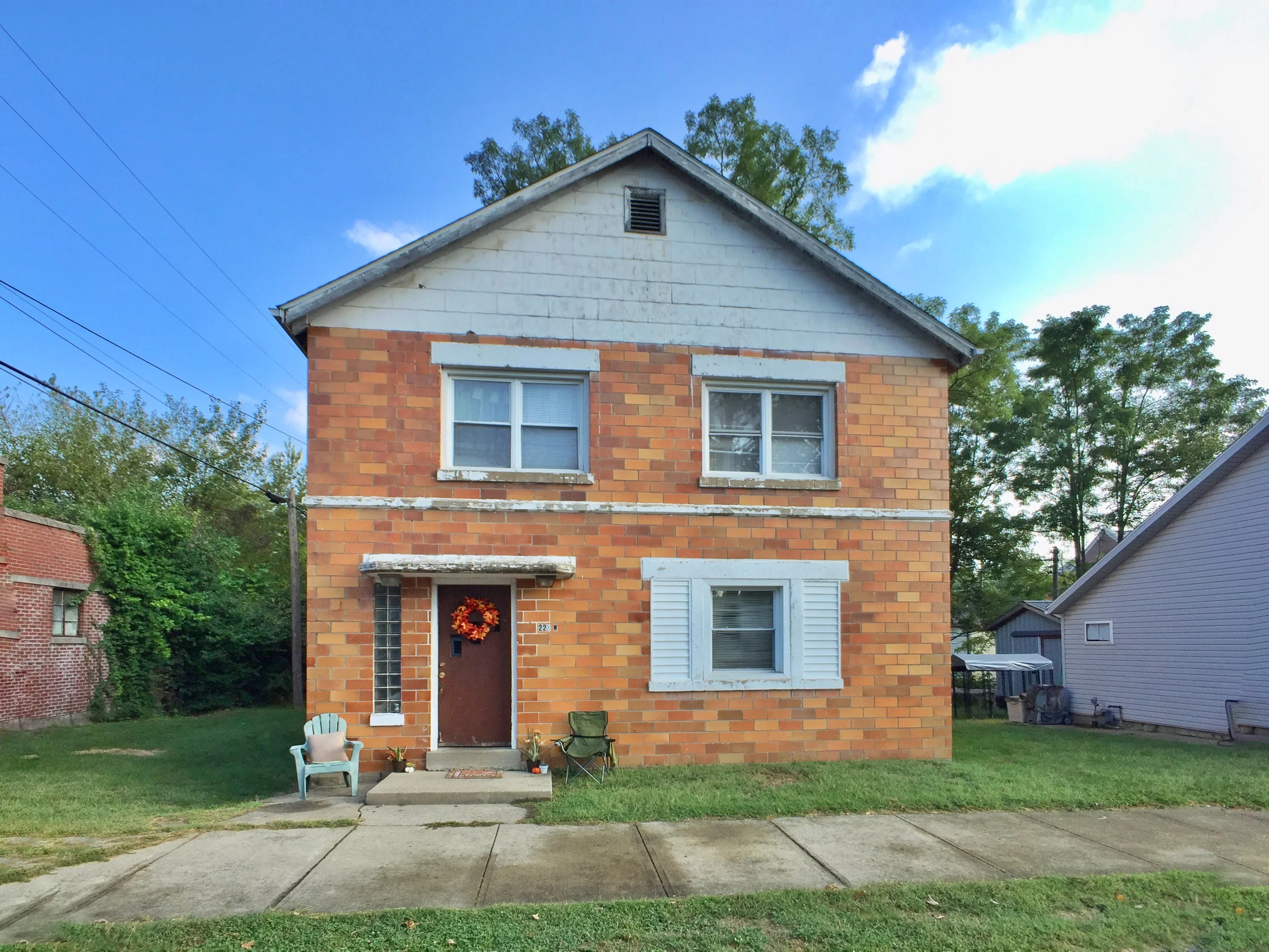 SOLD  !! INCOME PRODUCING BLOCK DUPLEX IN TOWN CLOSE TO RIPLEY COUNTY COURTHOUSES. 