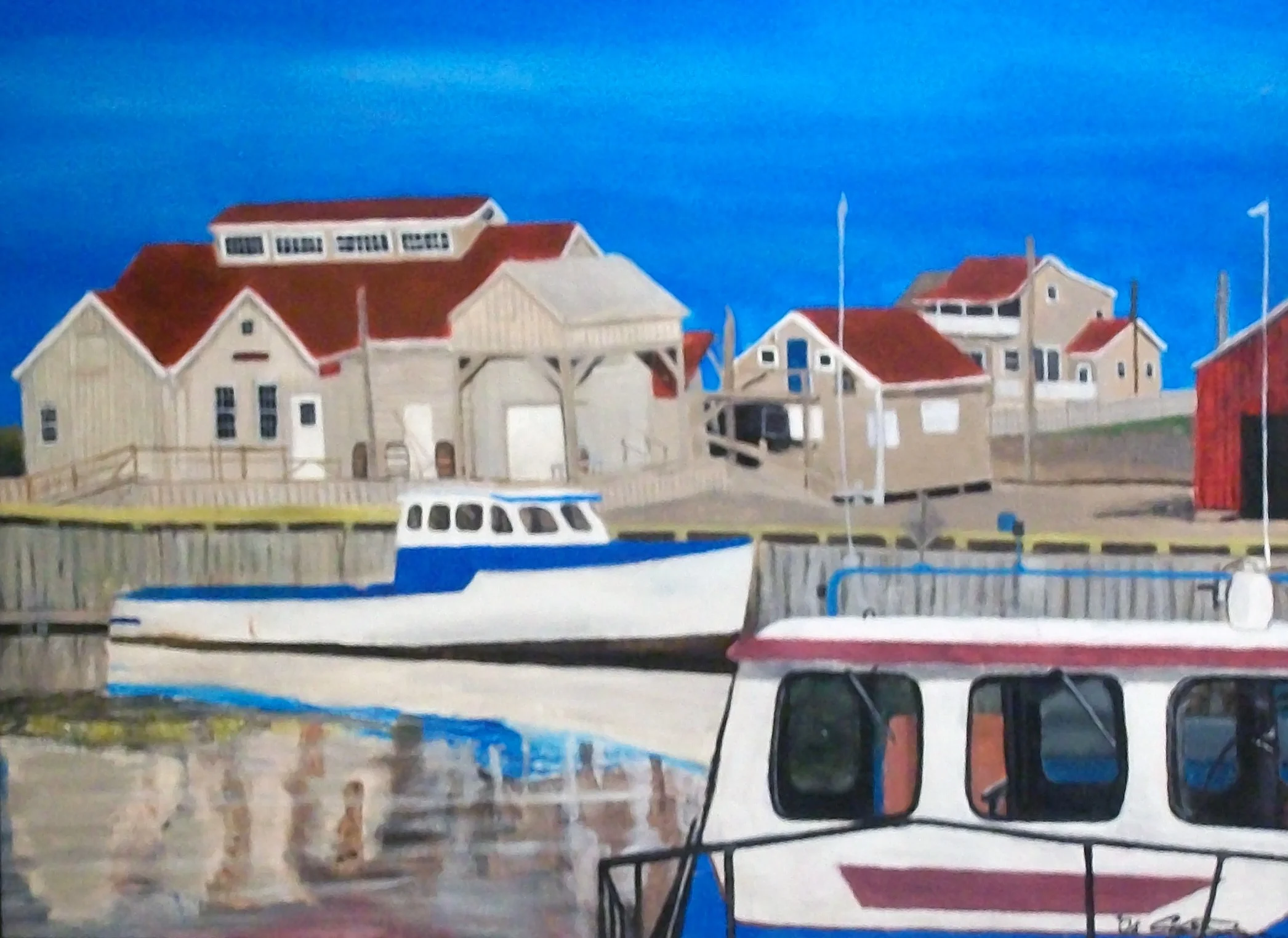 Serenity of a Busy Dock