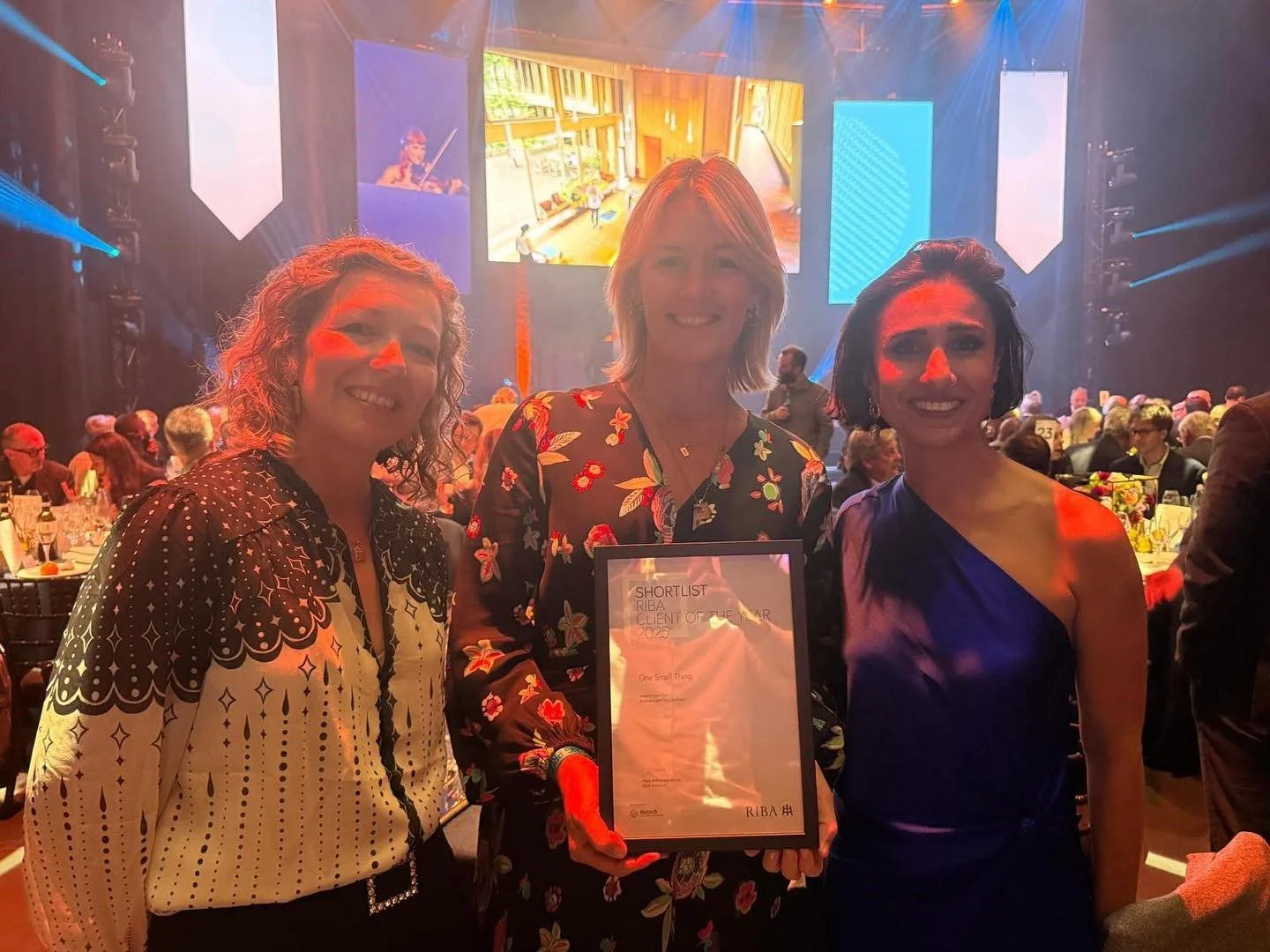 It was amazing to meet @itsanitarani at the Stirling Prize ceremony on Friday. Thank you @riba for a fabulous evening and your recognition of our Hope Street building - we have loved working with @snugarchitects on this landmark project. Our CEO Clai