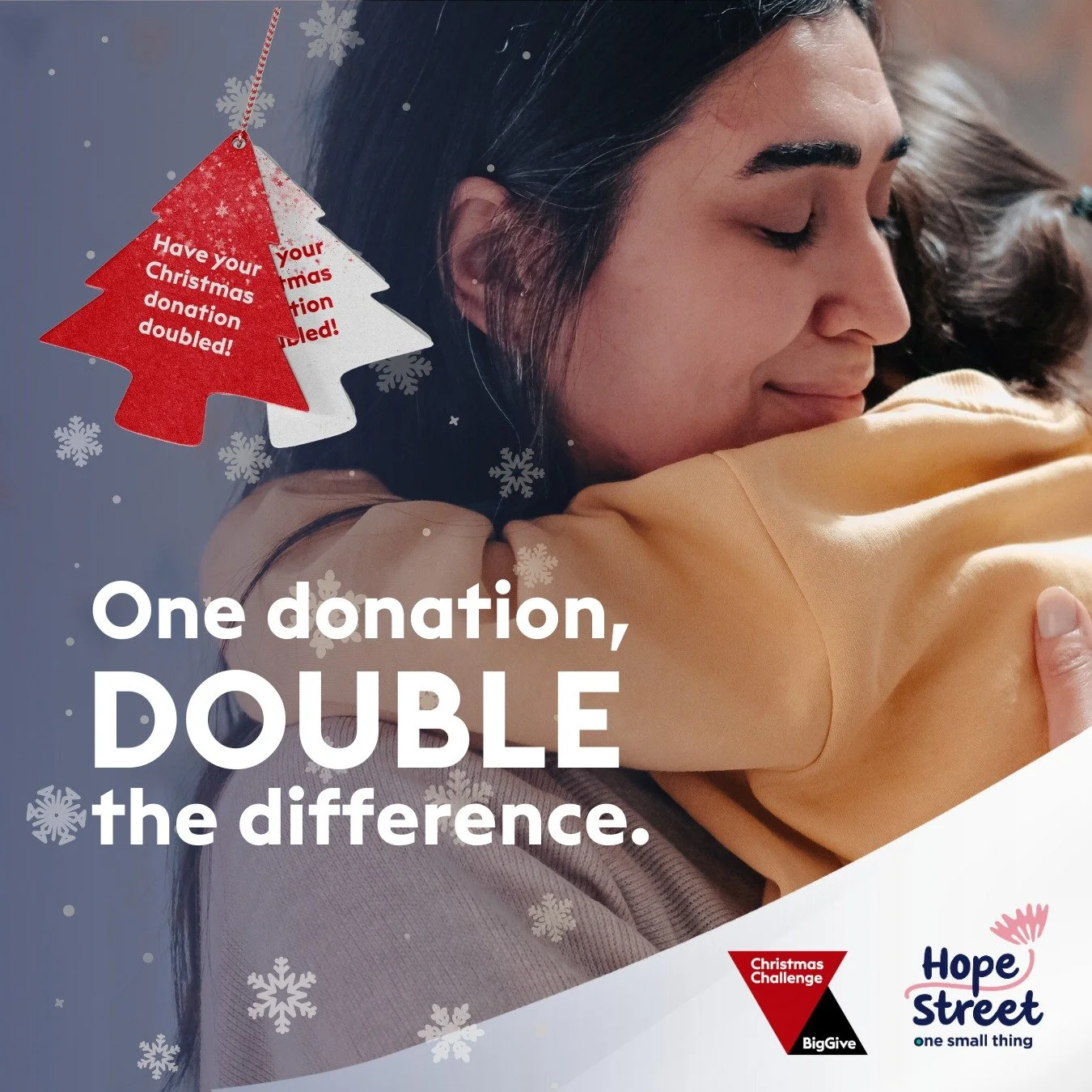 Want to have your donation to us doubled this Christmas? You're in luck - our Big Give Christmas Challenge campaign is now live! That means that every donation made to our campaign from ⭐2nd &ndash; 9th December⭐ will be doubled whilst match funds la