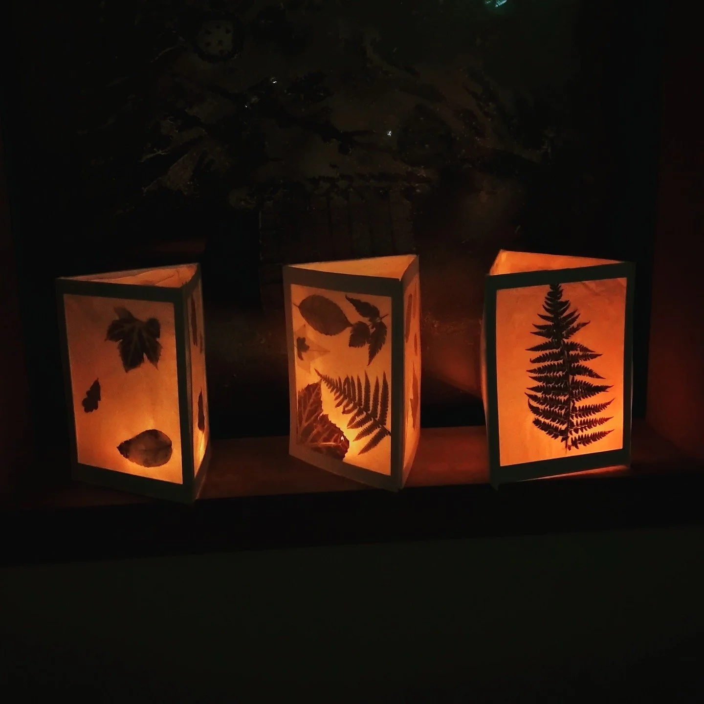 The nights may be long and dark, but our beautiful winter nature lanterns are bringing light and joy. Made by women at Hope Street, these lanterns were created using foraged leaves from our garden.🍂

#Biophilicdesign #OSTredesigningjustice #safehous