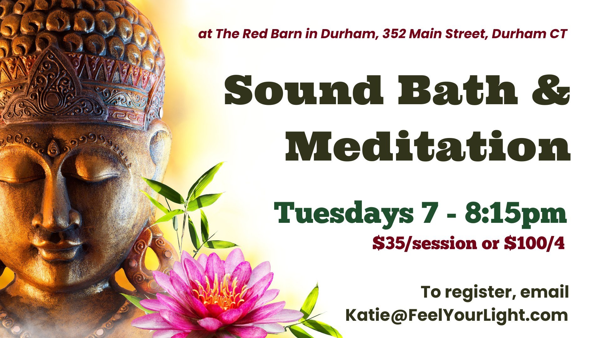 Tuesday Sound Bath &amp; Meditation