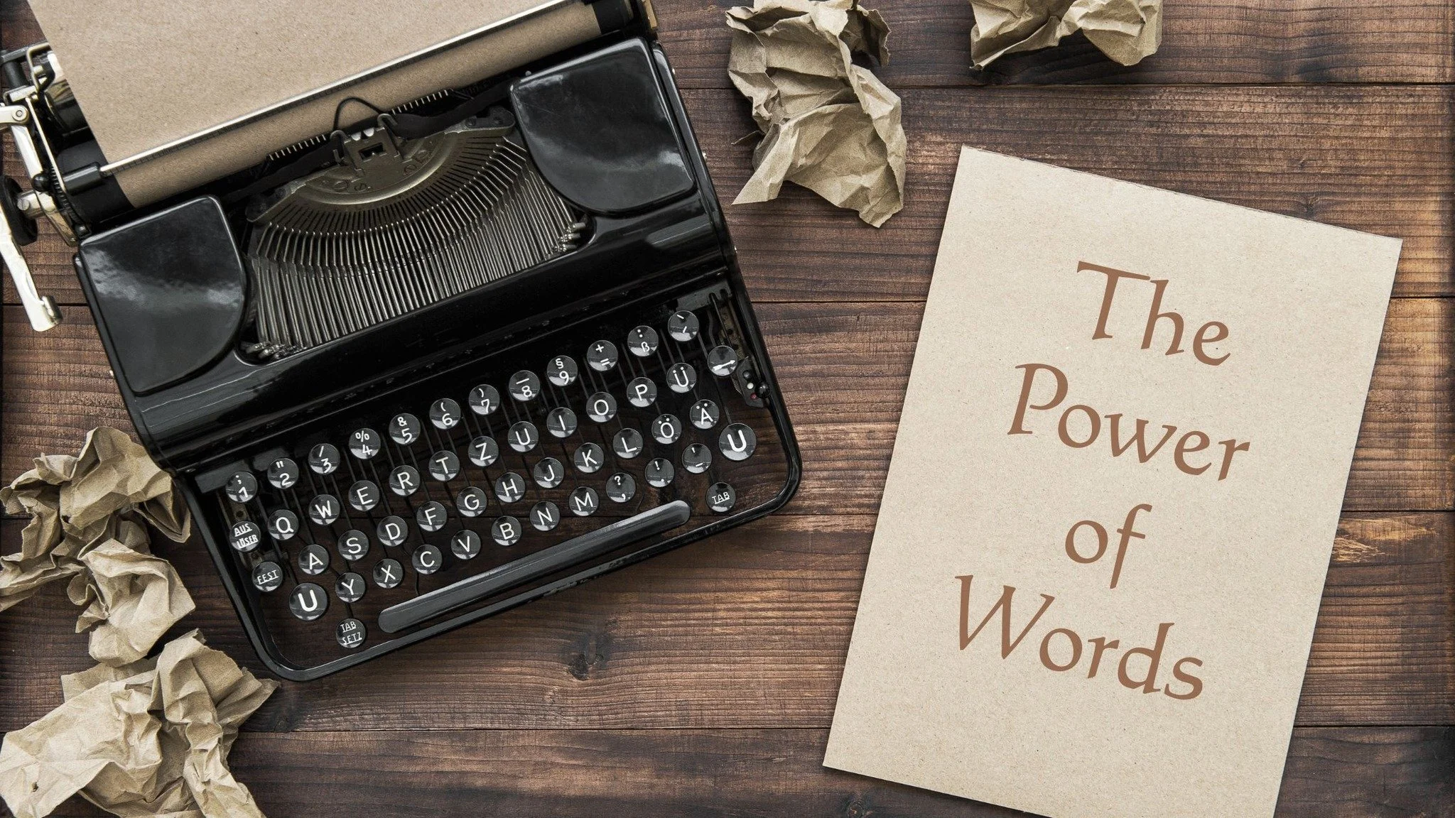 The Power Of Words: Write Your Reality