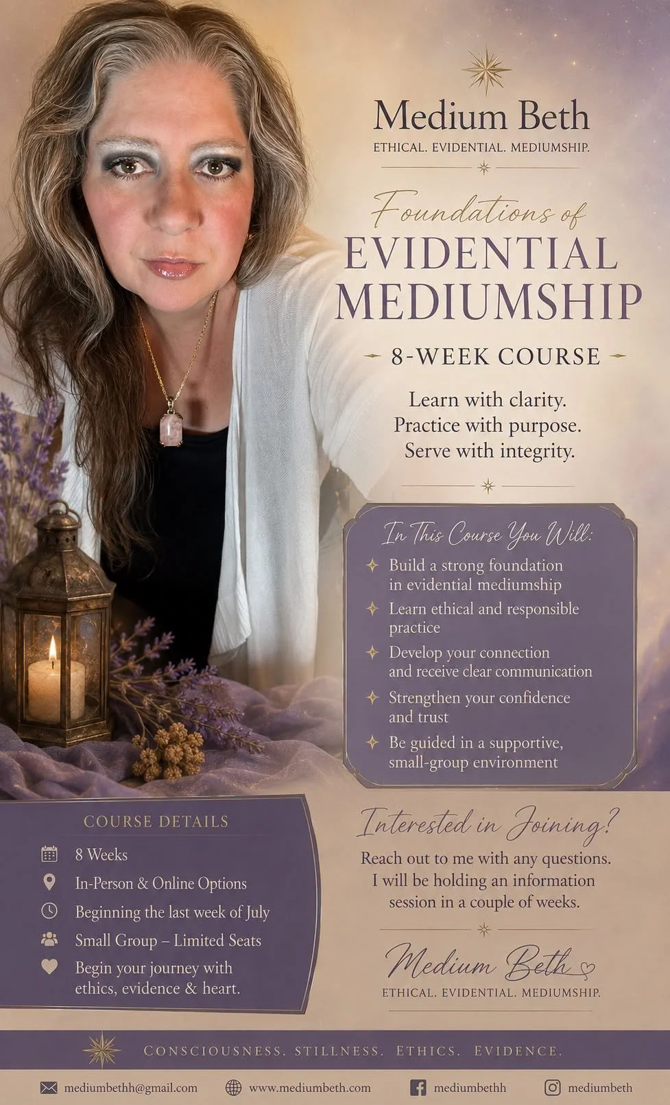 Foundations Of Evidential Mediumship - An 8 Week Course