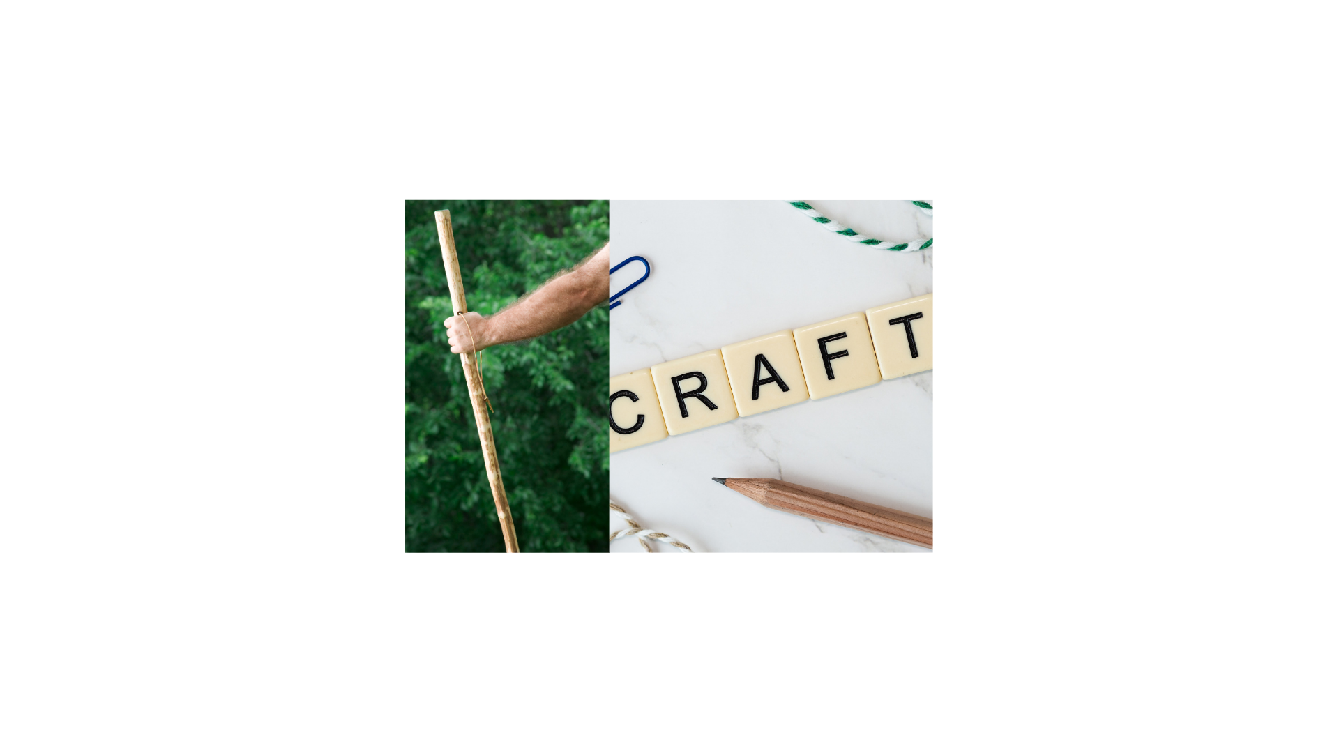 Hiking Stick Decorating