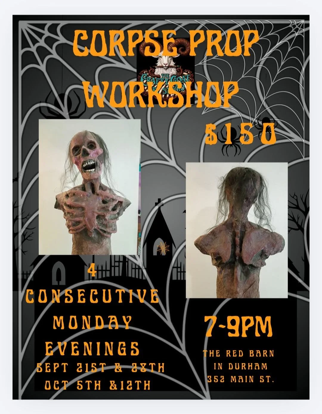 Corpse Prop Workshop (4 Session Class)