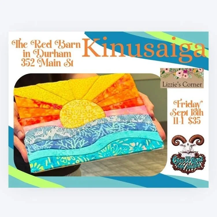 Kinusaiga Workshop with Lizzie from Lizzie's Corner