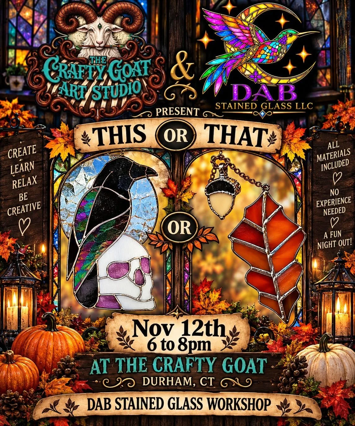 Stained Glass Fall Fun Workshop