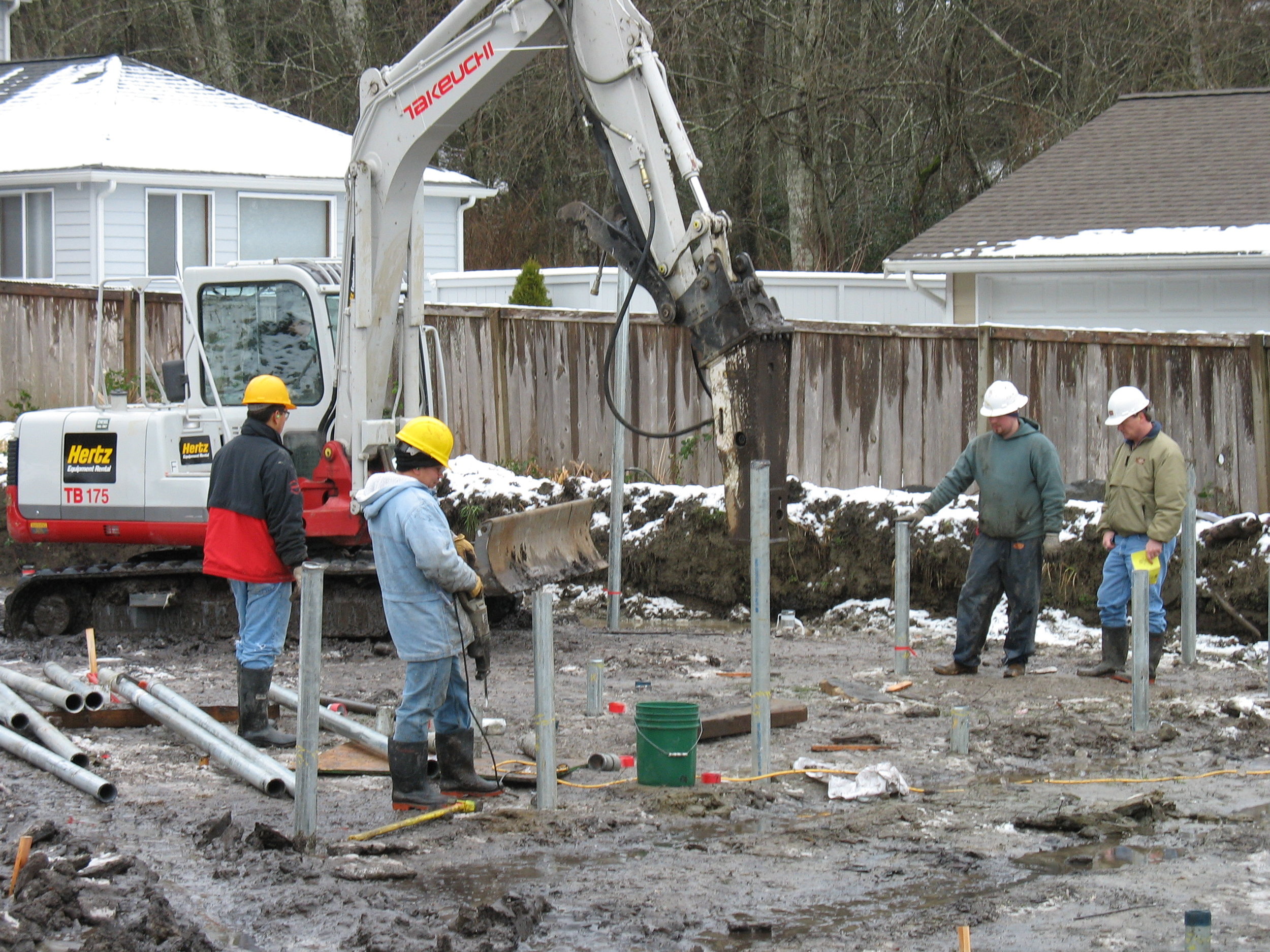 Port Orchard-Foundation Support with Pin Piles.JPG