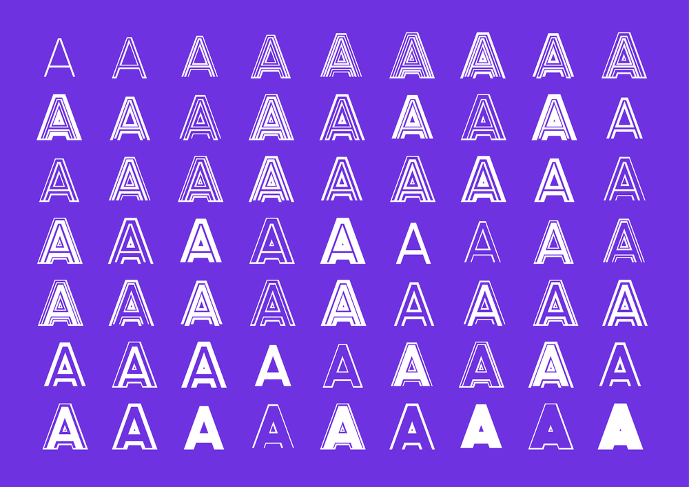 The 63 combinations of A from Grow by Dinamo.