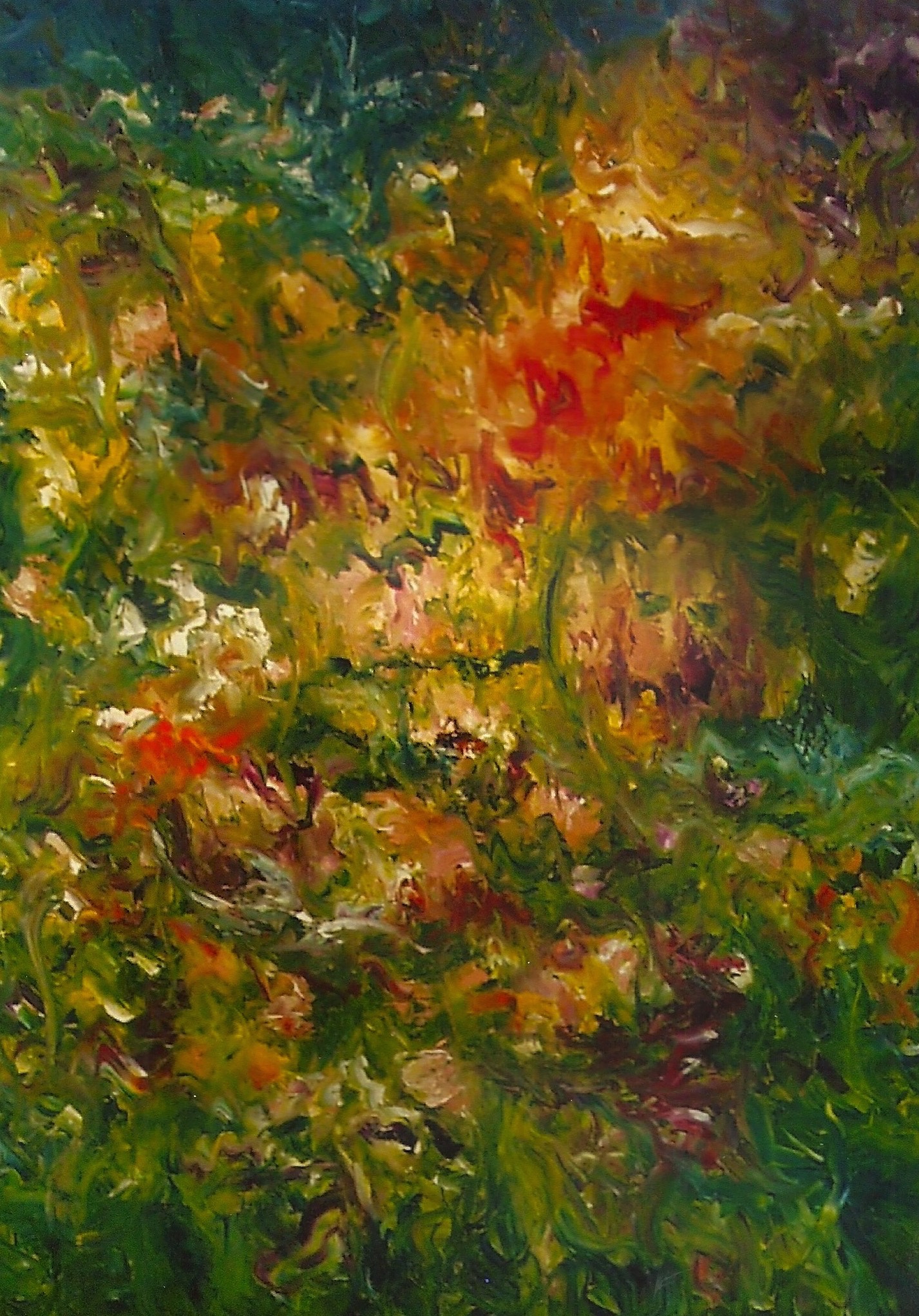 SOLD: In the Garden OIL 60X48
