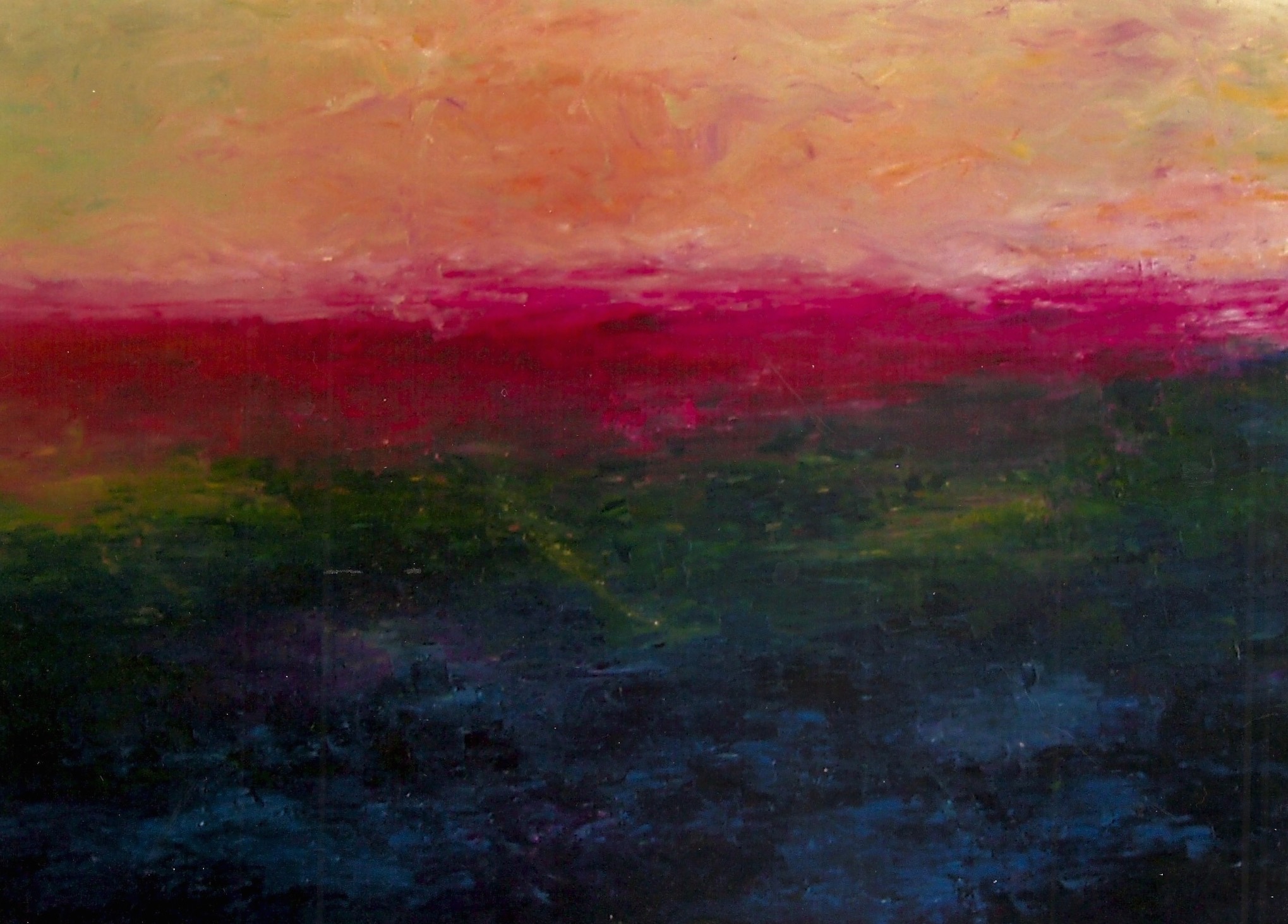 The Enchantment of the River Road Chive Field (sold)