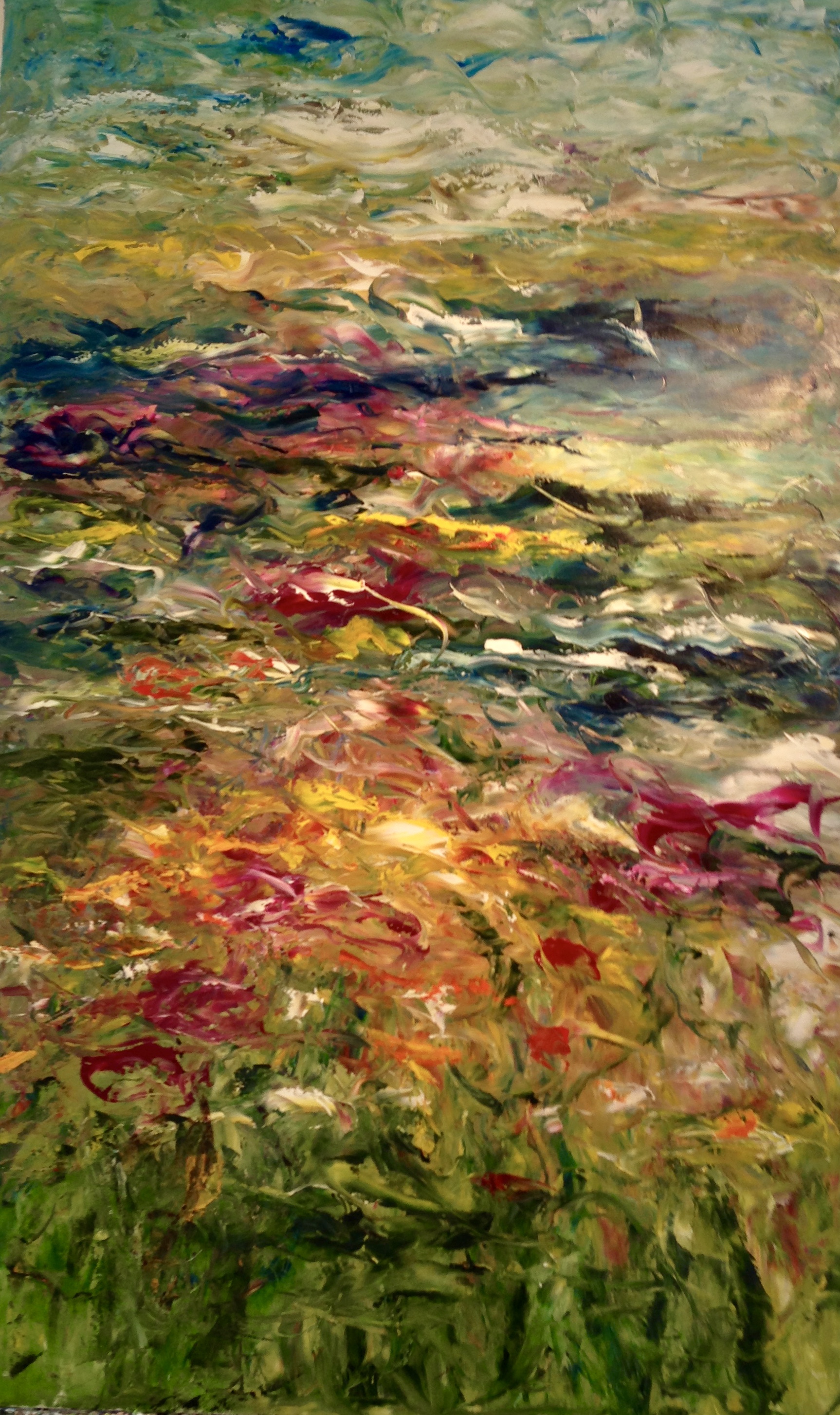 SOLD: Well, Hello Summer Oil 48x30