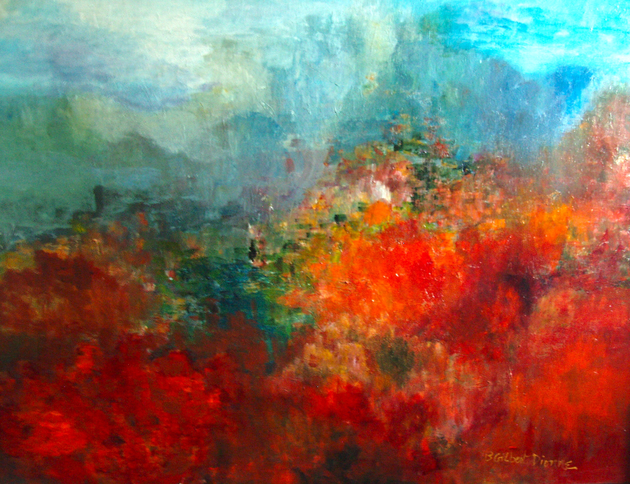 The Blue Ridge Mountains Oil 30 x40 Sold