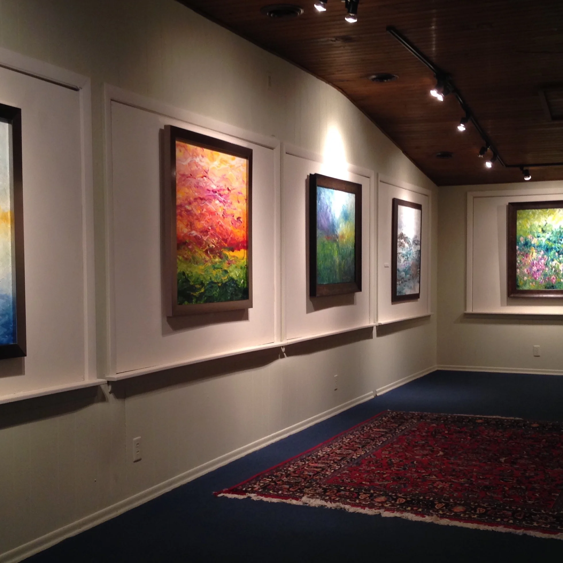  The West Gallery Room:   A look at one of the gallery spaces