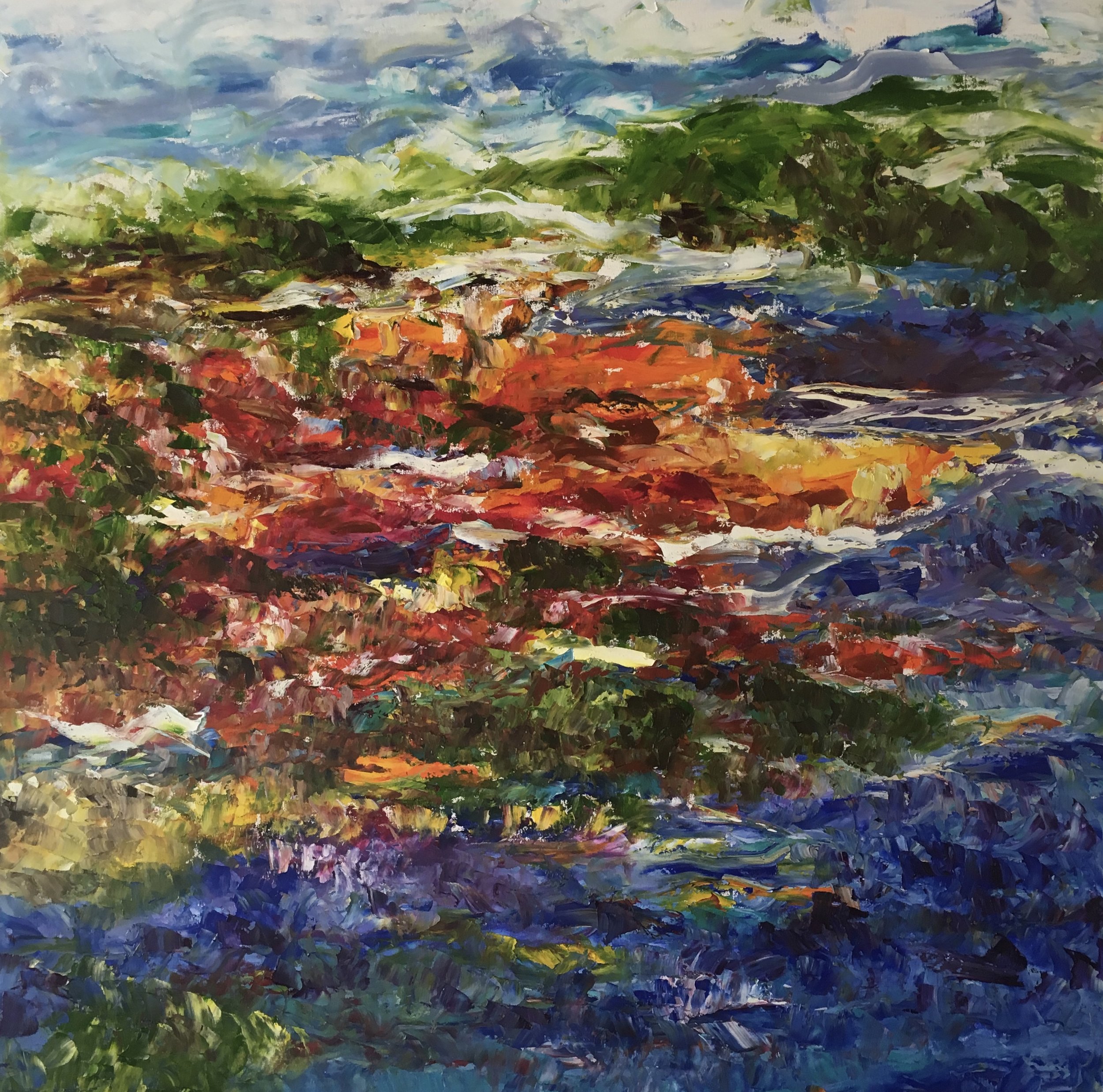 SOLD: Autumn in Precious Oil on Canvas A tribute to Joe Lambert