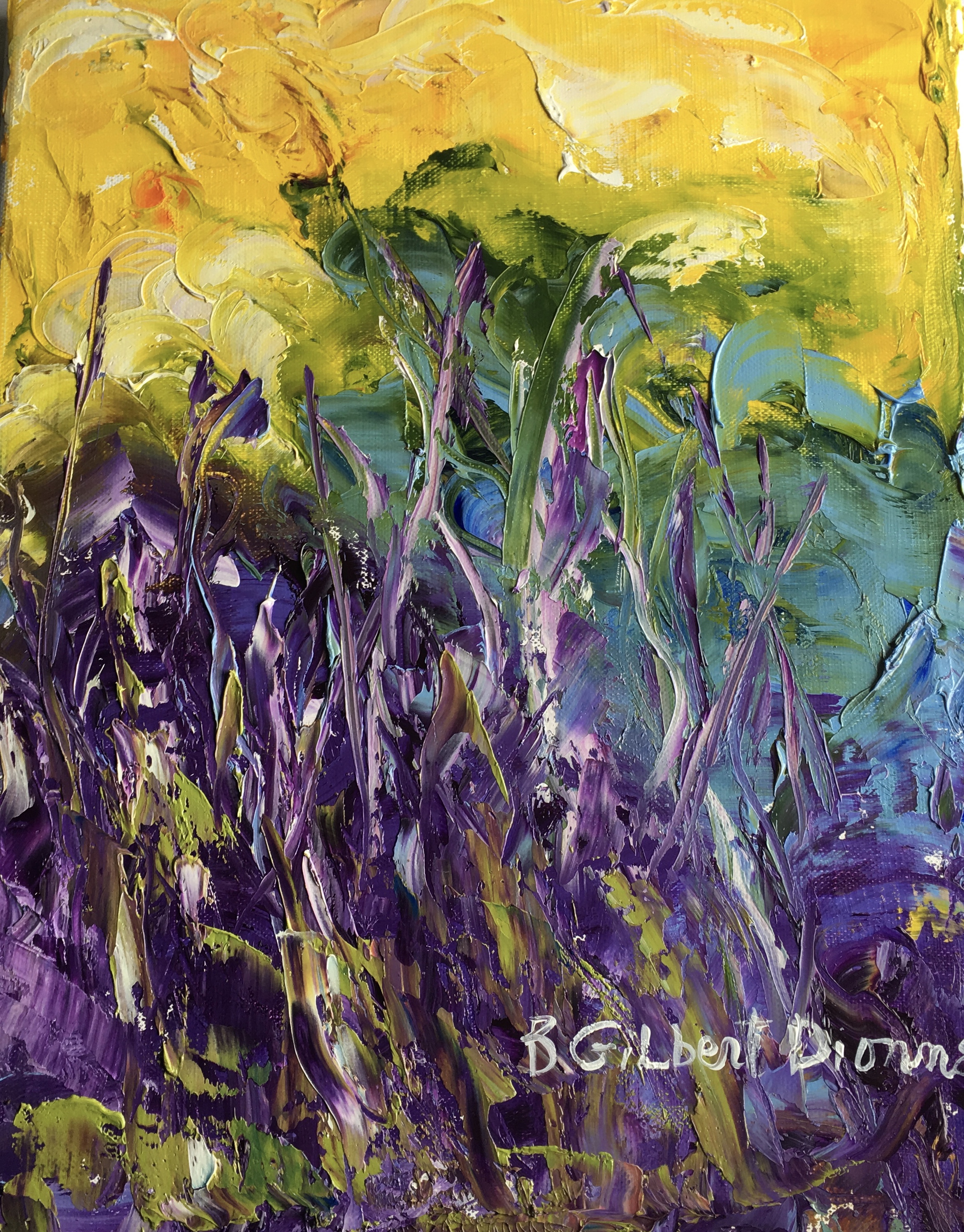 SOLD: Lavender Petite 14x11 Oil