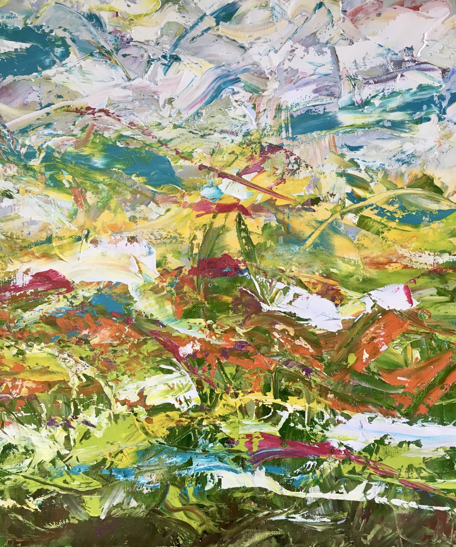 "The Merry Month of May" Oil 16x20