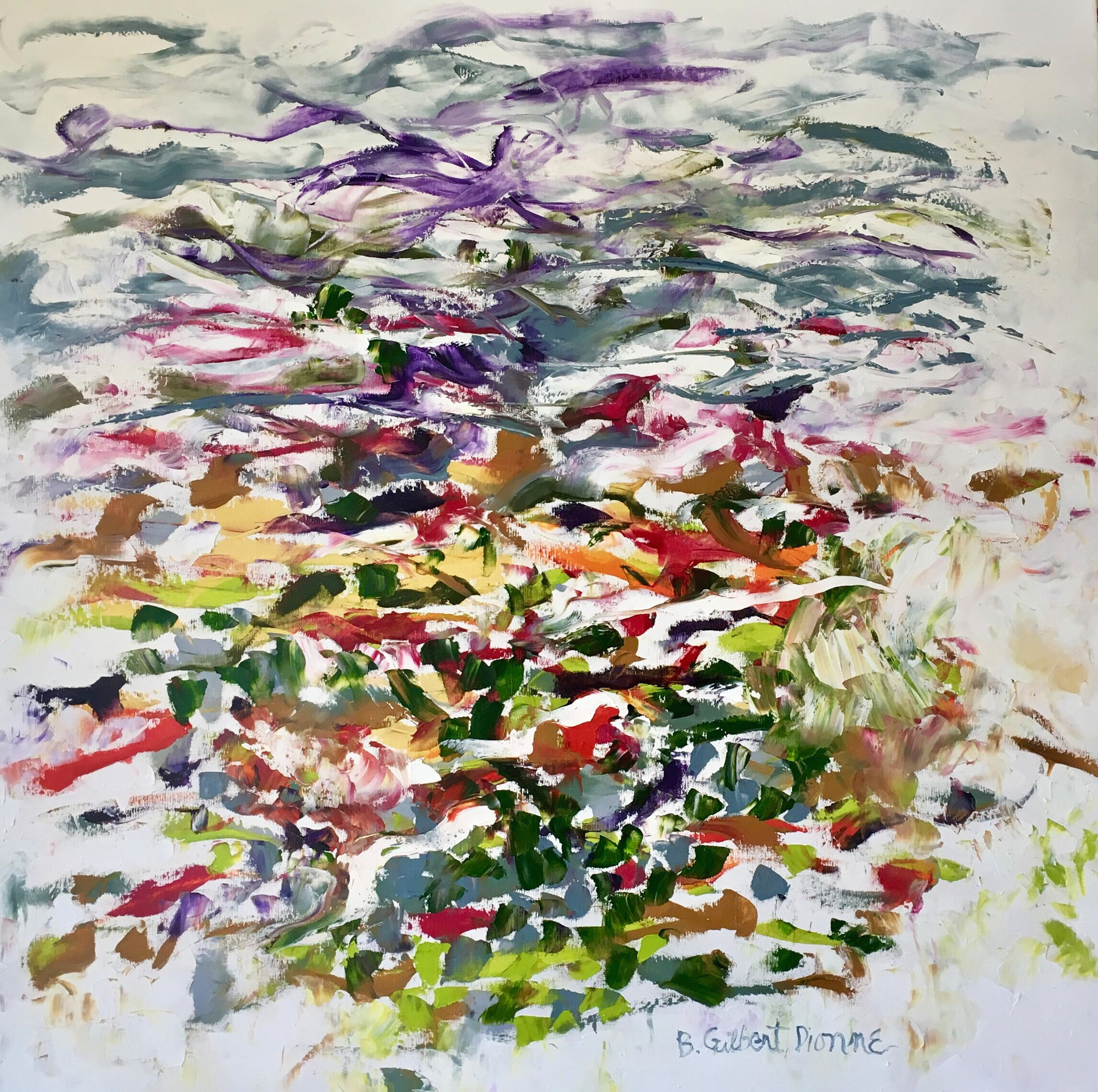 October Rain Oil 36 x 36
