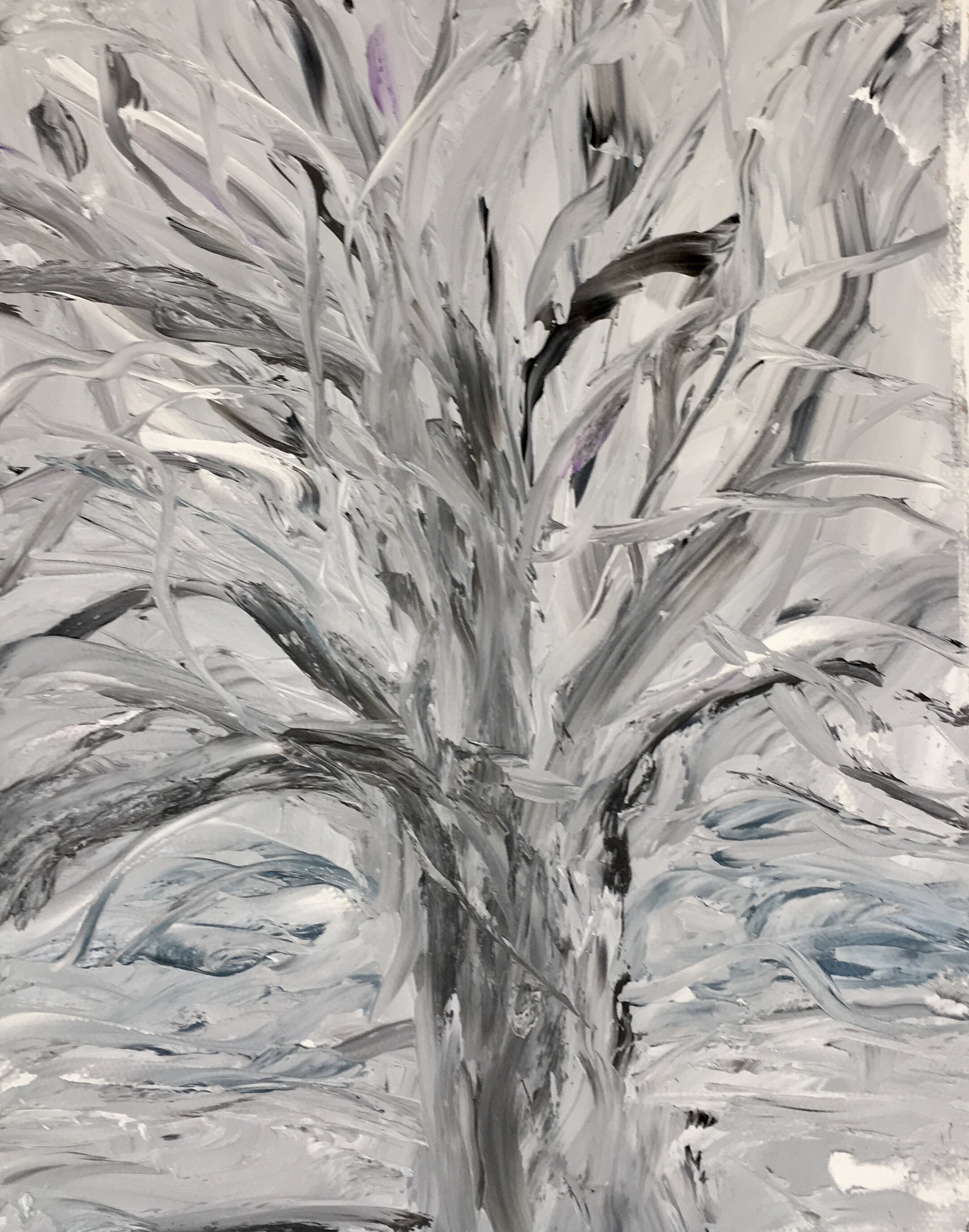 SOLD Winter Oak (12 x 14) (for Graham)