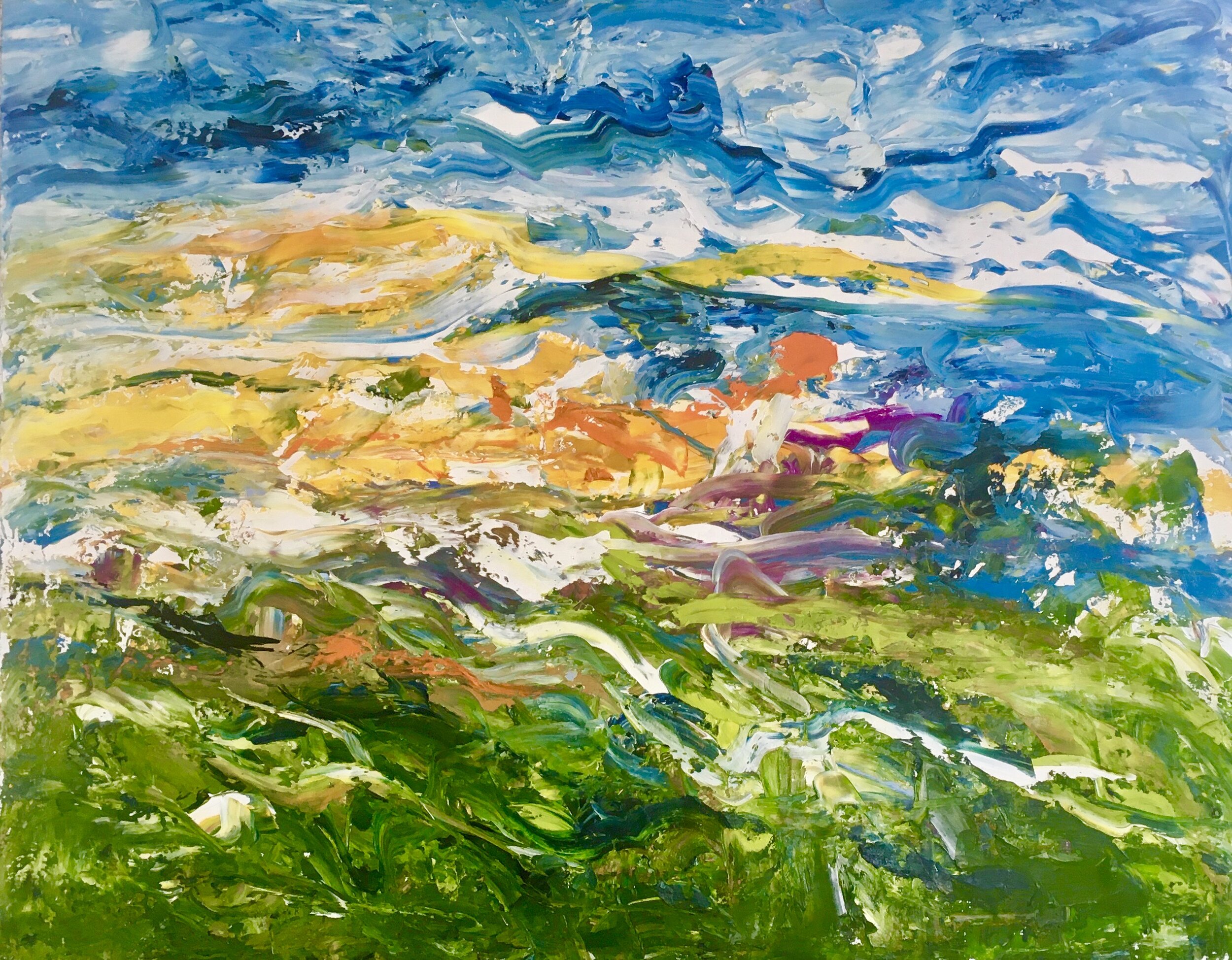 Sunrise Over the Cornfield 28x40