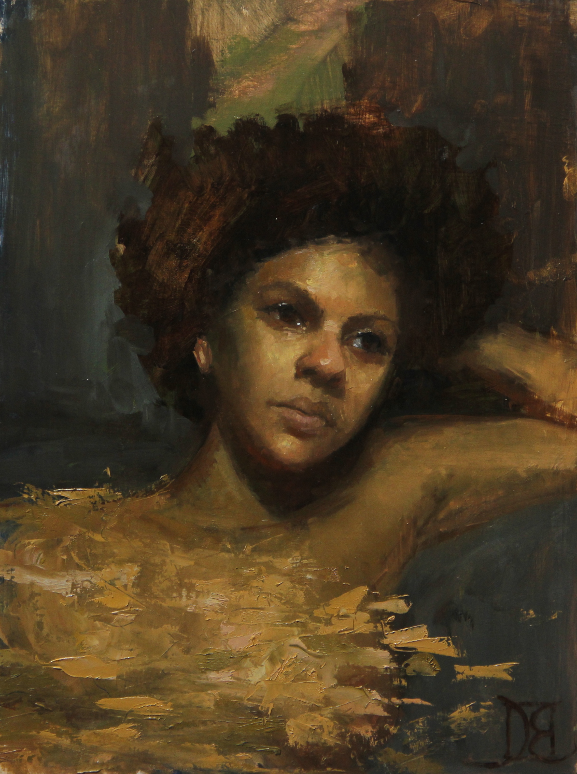 ”Golden” 12x16, Oil on Panel $600